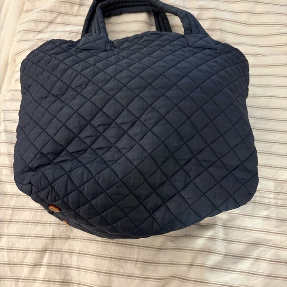 MZ Wallace Dark Blue Quilted Tote - Picture 6 of 14